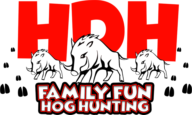 HDH Family Fun Hog Hunting logo and illustration